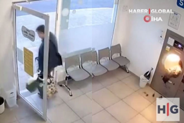 Paltaryuyan maşın bomba kimi partladı: Müştəri son anda...