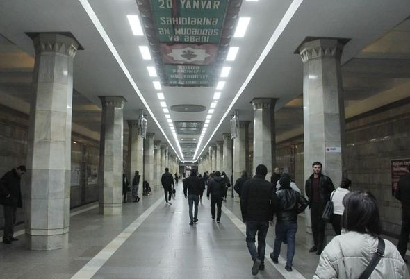 Metronun “20 Yanvar” stansiyası yenilənib