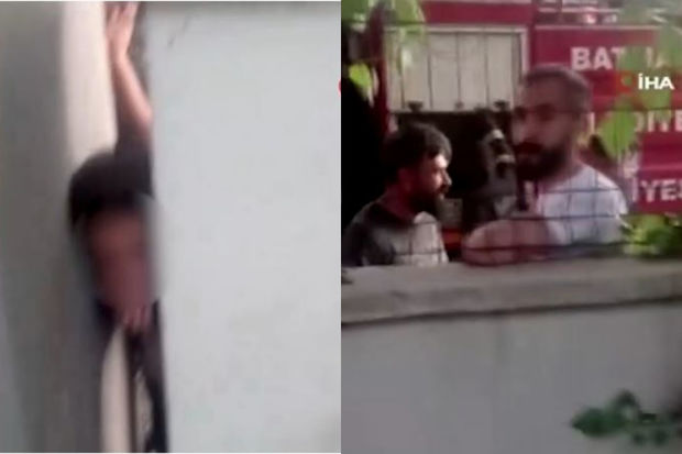 Türkiyədə başı iki divar arasında sıxılıb qalan uşaq xilas edildi