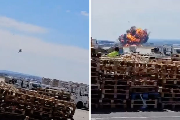 İspaniyada “F-18” qırıcısı qəzaya uğradı: Pilot katapult etdi