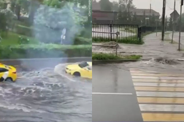 Moskvanı su basdı: “Sarı” hava xəbərdarlığı elan olundu Moskvanı su basdı: “Sarı” hava xəbərdarlığı elan olundu