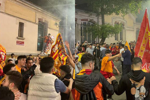 “Qalatasaray”ın qələbəsi İstanbulda izdihama səbəb olub