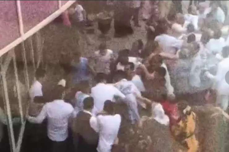 Qaraçı toyunda şampan üstündə dava