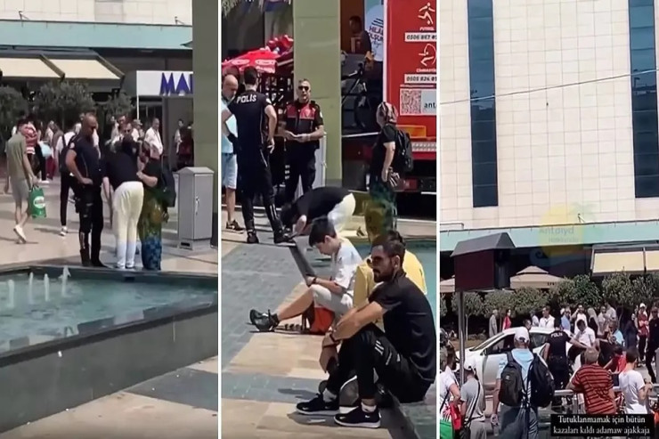 Polisə təslim olmamaq üçün namaz qılmağa başladı