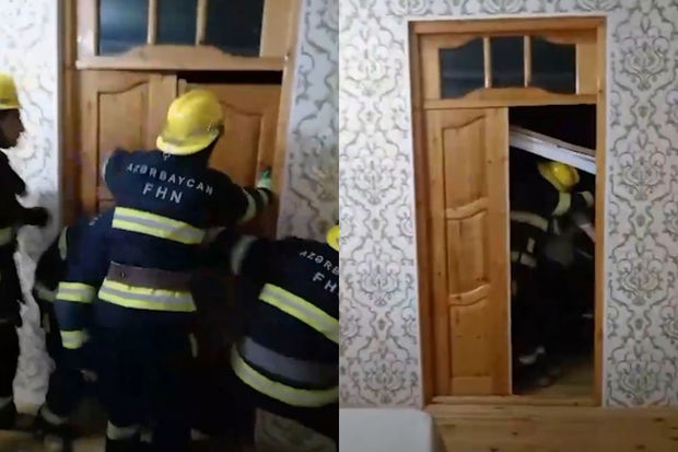 Bərdədə yaşayış evində uçqun olub, iki nəfər xilas edilib