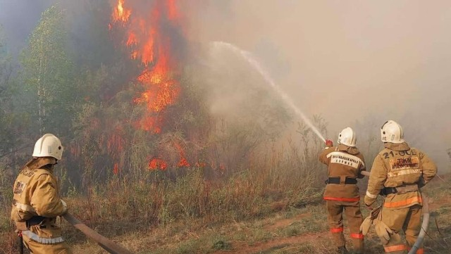 Qazaxıstanda 12 gün əvvəl başlamış yanğın söndürüldü
