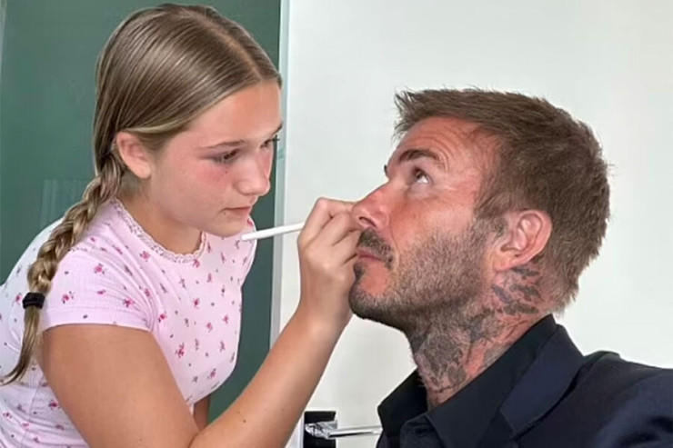 Devid Bekhem qızı ilə nadir FOTOSUNU paylaşdı