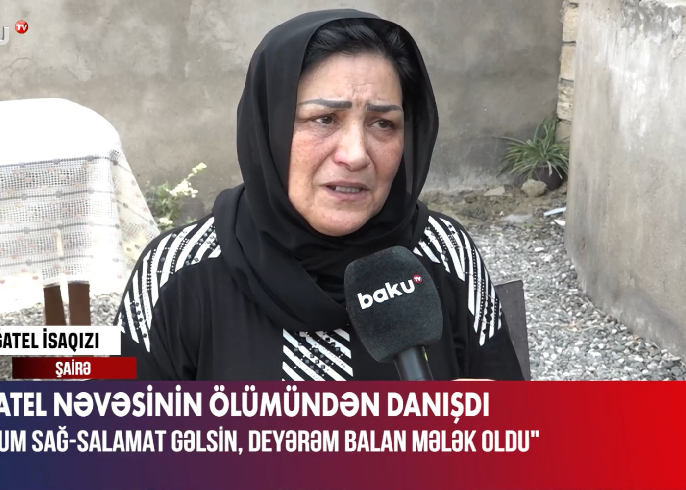 “Oğlum komadadır, övladının vəfatından xəbərsizdir” - Cığatel