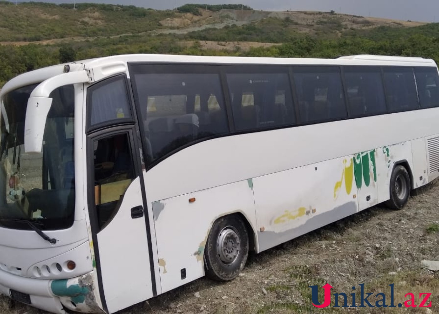 Şamaxıda avtobus qəzaya uğradı - Xəsarət alanlar