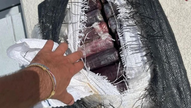 Balıq ovuna çıxan merin tilovuna 30 kiloqram kokain düşdü