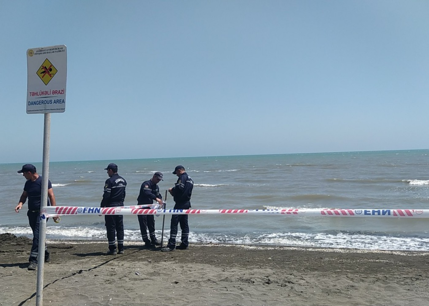 Dörd nəfərin batdığı yerdə çimmək qadağan olundu
