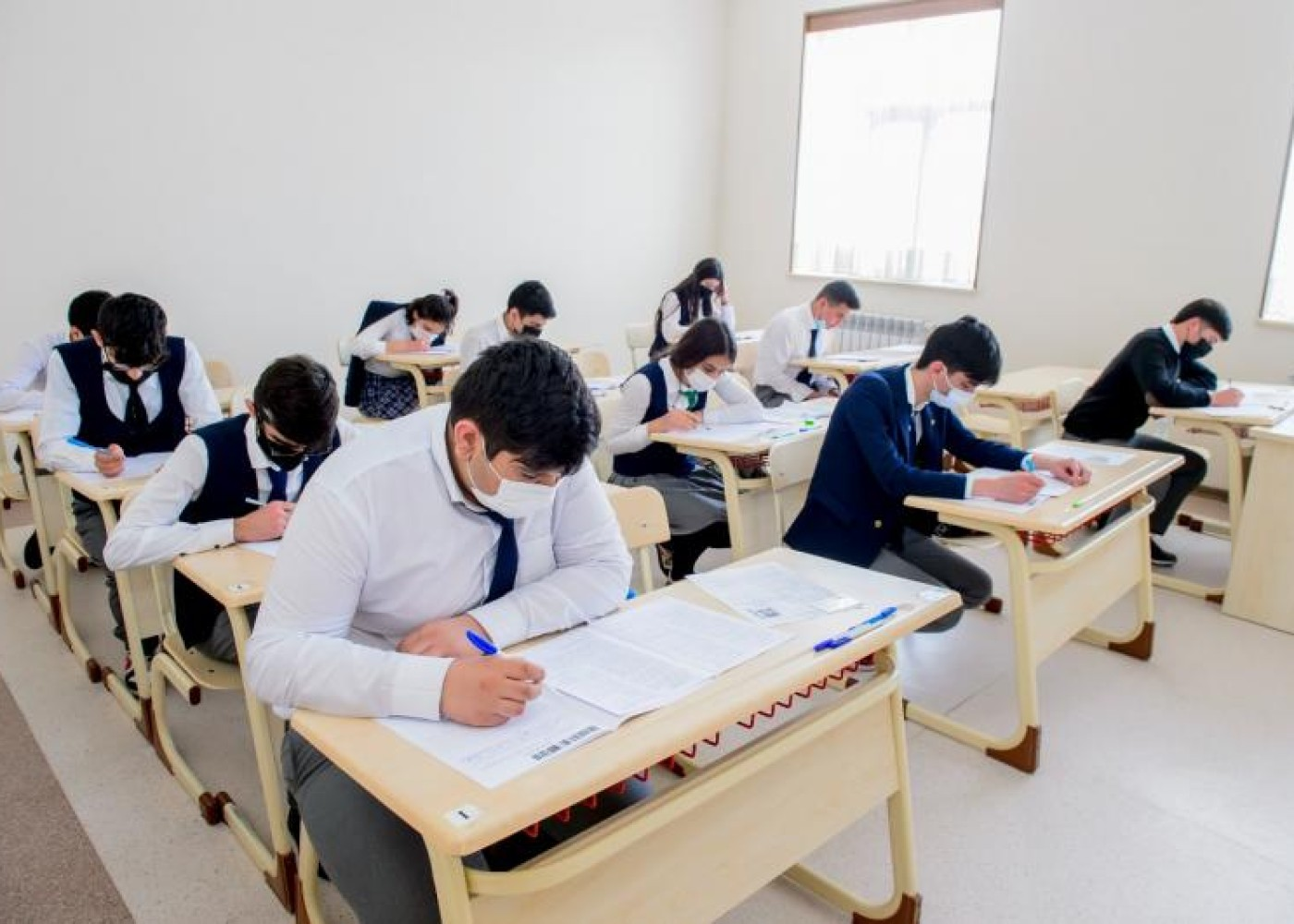 Dövlət qulluğuna qəbul üçün üzrə test imtahanları keçirilib