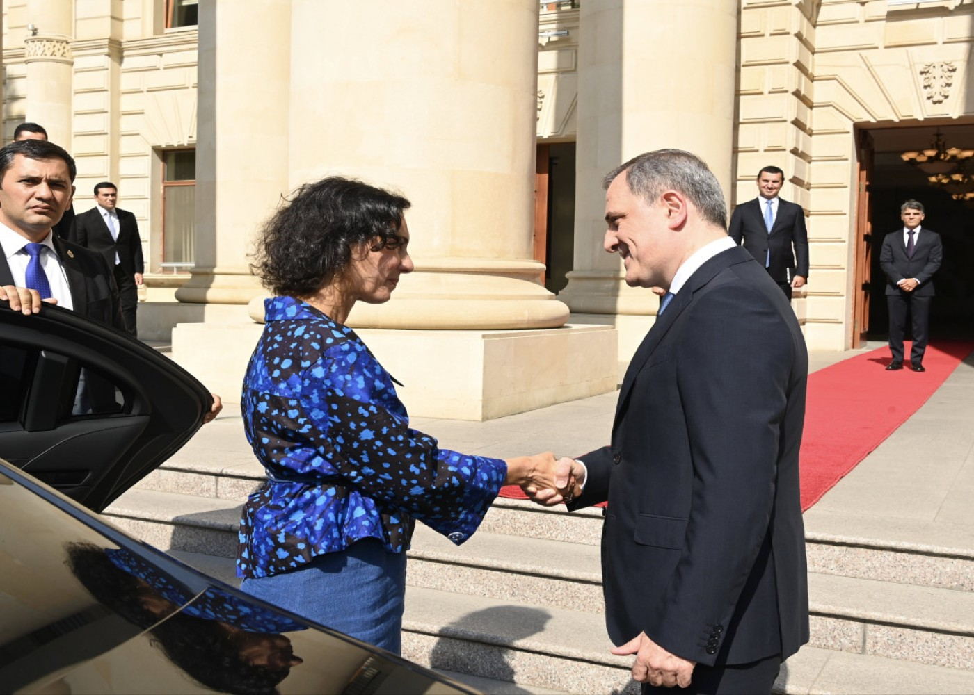 Ceyhun Bayramov Belçikanın XİN rəhbərini qəbul edib
