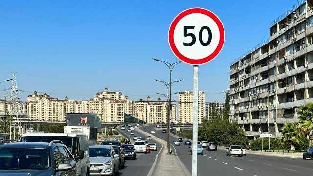 Daha bir prospektdə sürət həddi endirildi