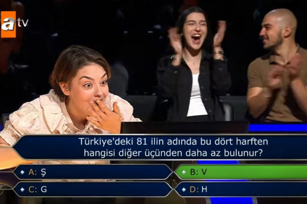 Türkiyədə “Kim milyonçu olmaq istəyir” müsabiqəsində milyonluq mükafat udulub - VİDEO