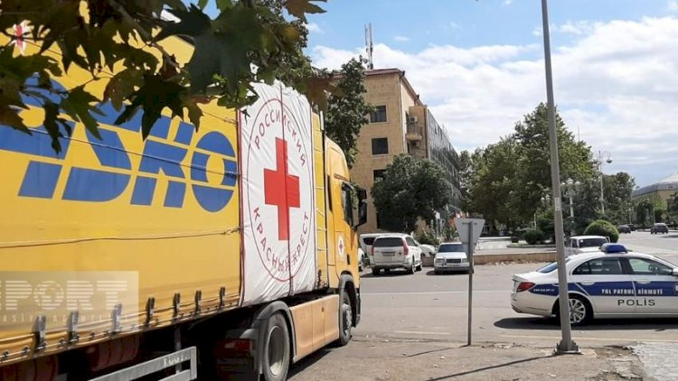 Rusiyanın Qarabağa göndərdiyi yardım üç gündür Bərdədə gözləyir