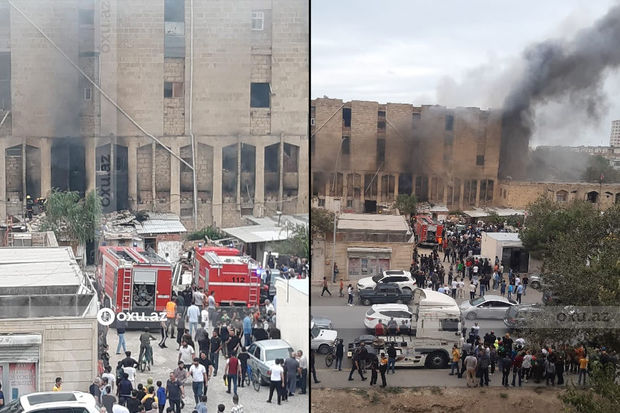 Bakıda yataqxanada baş verən yanğın söndürüldü