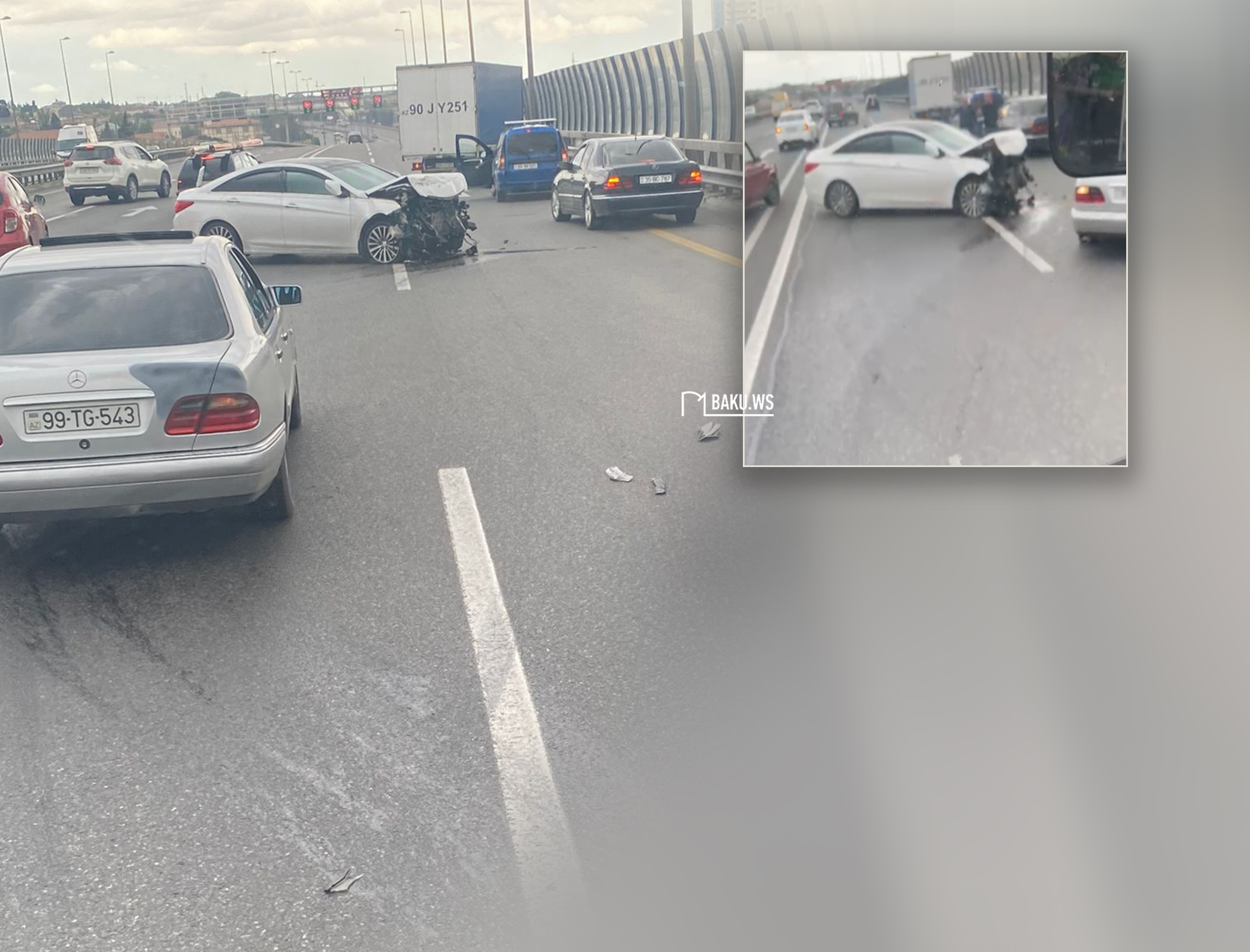Aeroport yolunda ağır QƏZA