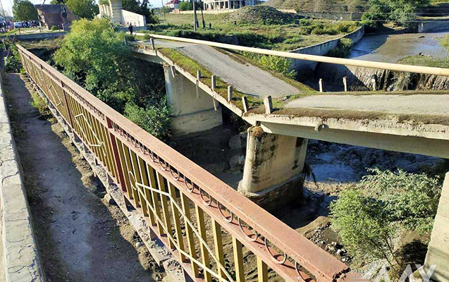 Uçan körpünün sökülməsinə başlanıldı