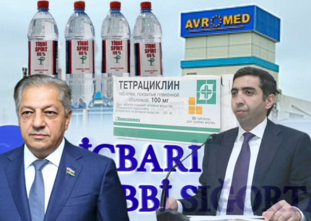 İcbari Tibbi Sığorta üzrə Dövlət Agentliyi Deputatın şirkəti ilə 4.7 milyon manat köçürəcək - Tetrasklin, tibbi spirt … üçün İcbari Tibbi Sığorta üzrə Dövlət Agentliyi Deputatın şirkəti ilə 4.7 milyon manat köçürəcək - Tetrasklin, tibbi spirt … üçün