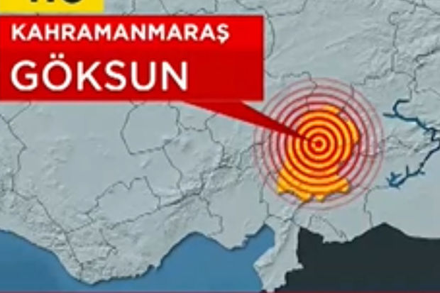Kahramanmaraşda zəlzələ baş verdi