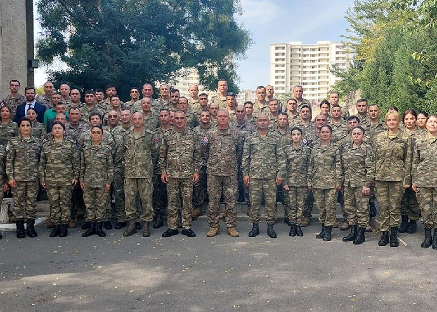 Bakıda Azərbaycan, Türkiyə və Gürcüstan hərbçilərinin qərargah təlimi keçirilir - FOTOLAR