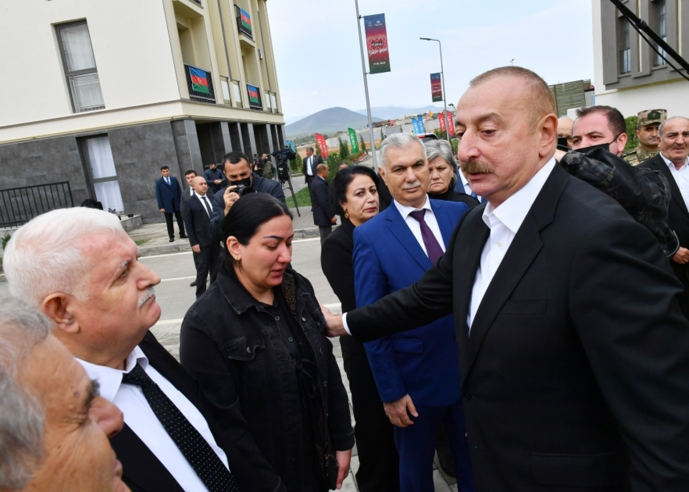 Prezident Füzulidəki çıxışında kövrəldi - VİDEO