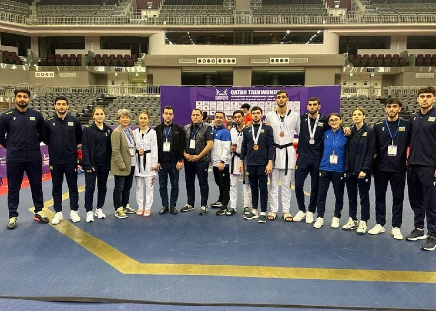 Taekvondoçularımız Qətər açıq çempionatında 5 medal qazanıblar