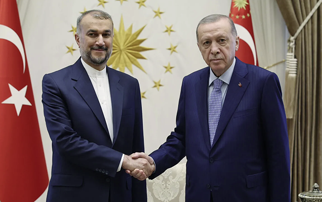 Ərdoğan Abdullahianı qəbul etdi