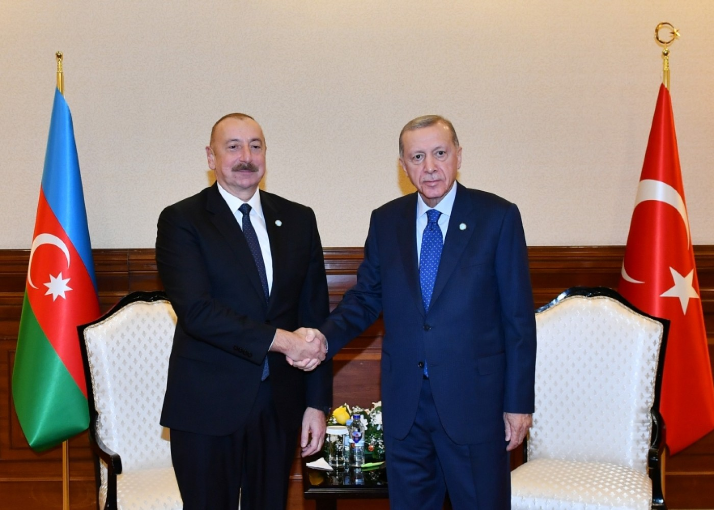 İlham Əliyevin Ərdoğanla görüşü başladı - FOTO