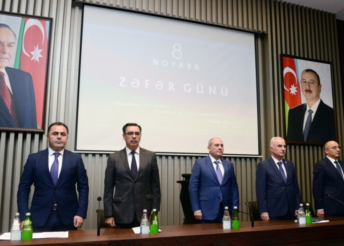 Dövlət Statistika Komitəsində Zəfər Gününə həsr olunan tədbir keçirildi - FOTOLAR