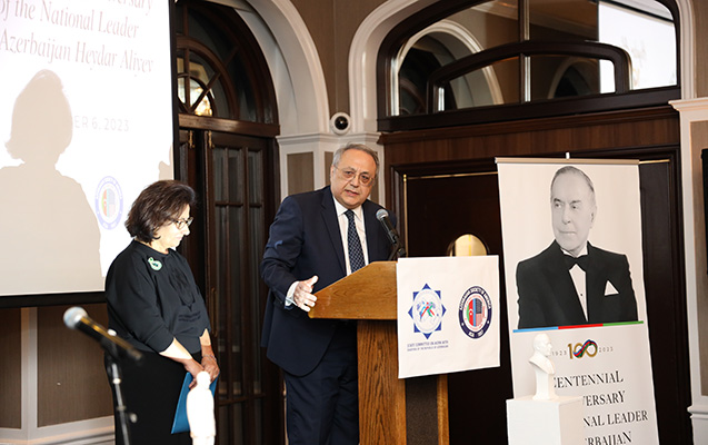 ABŞ-da Heydər Əliyevin 100 illik yubileyi qeyd olunub - Fotolar