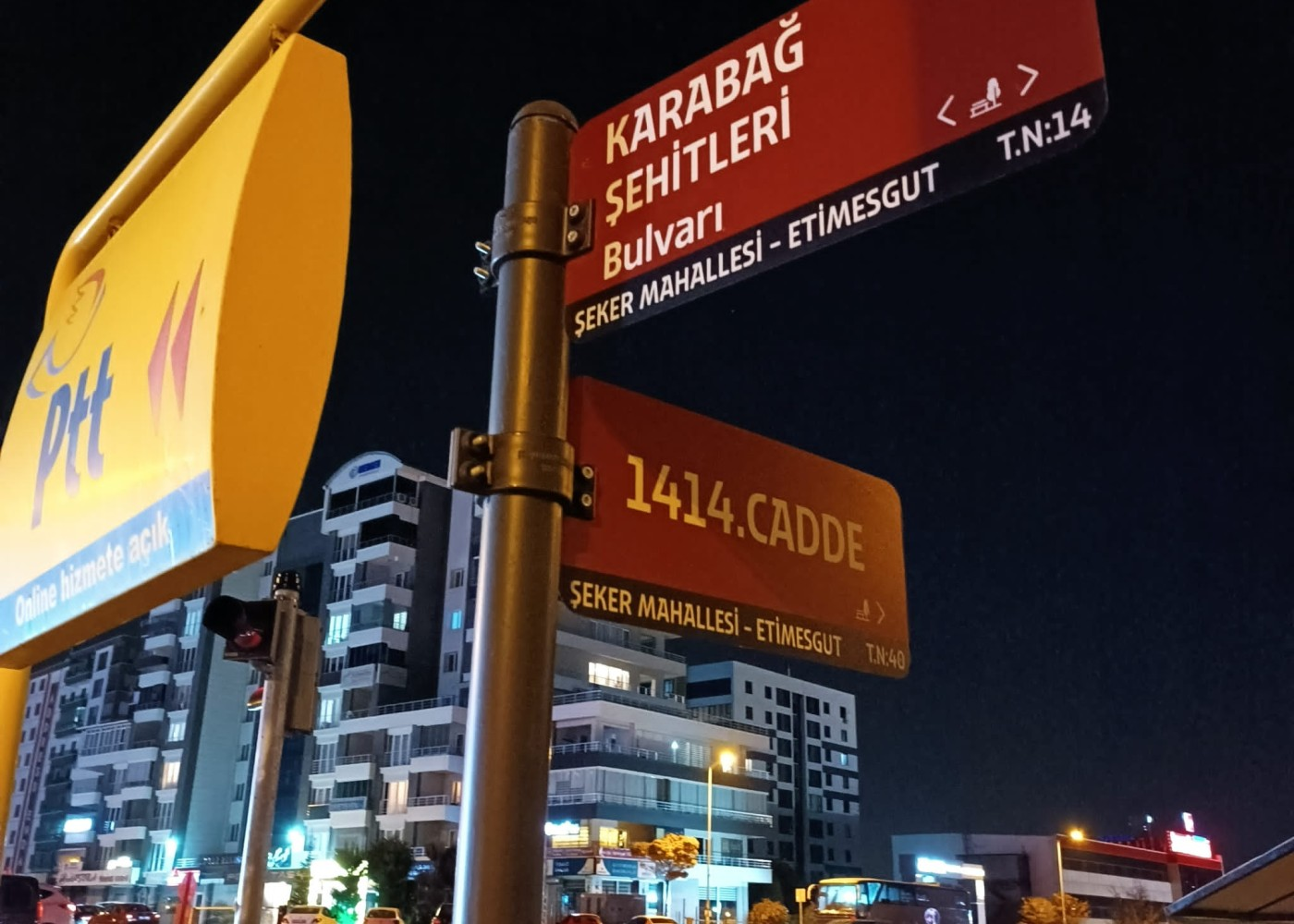 Ankarada "Qarabağ Şəhidləri" küçəsi - FOTO