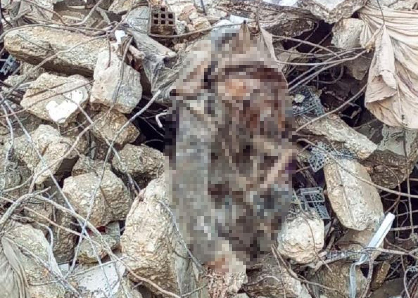 Zəlzələ zamanı dağılmış binanın altından daha iki meyit çıxarıldı
