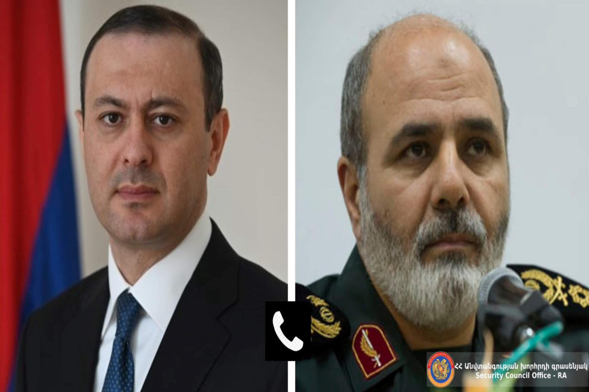 Ermənistan və İran TŞ katibləri iqtisadi məsələləri müzakirə edib