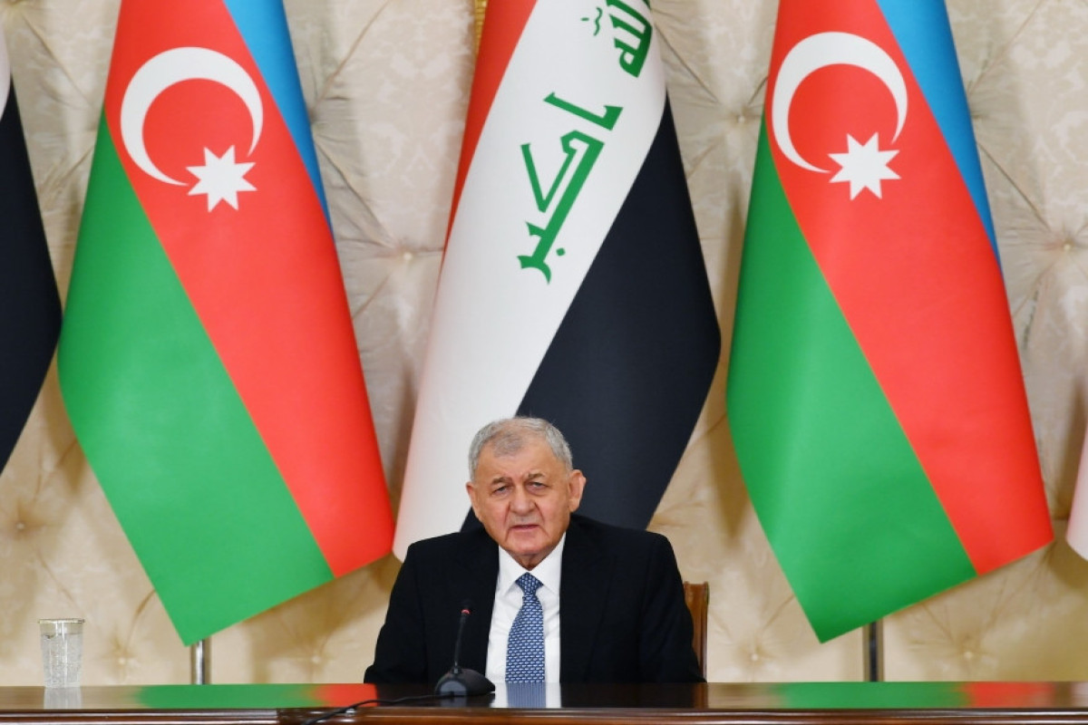 İraq Prezidenti Ermənistanla sülh müqaviləsinin yekunlaşdırılması məsələsində Azərbaycana uğurlar arzulayıb İraq Prezidenti Ermənistanla sülh müqaviləsinin yekunlaşdırılması məsələsində Azərbaycana uğurlar arzulayıb