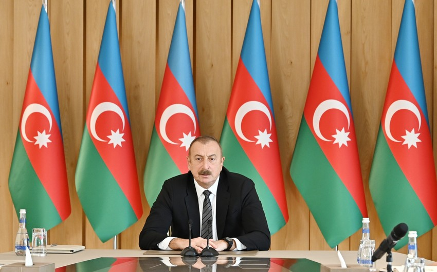 Azərbaycan lideri: "Beynəlxalq hüququn və ədalətin təntənəsini özümüz təmin etdik"
