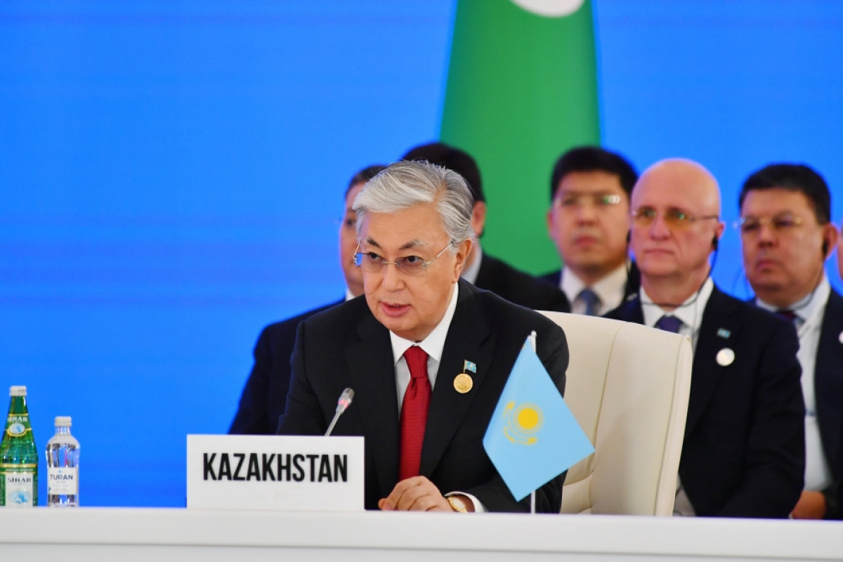 Tokayev: Azərbaycana SPECA və Cənubi Qafqaz arasında əməkdaşlığa verdiyi töhfəyə görə təşəkkür edirik