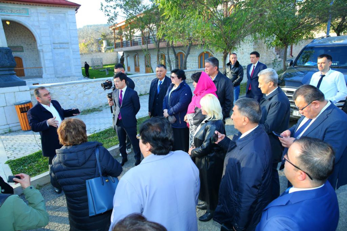 Özbəkistan QHT-lərindən ibarət nümayəndə heyəti Şuşada olub - FOTO