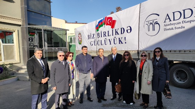Kahramanmaraş bölgəsinə növbəti humanitar yardım göndərildi - FOTOLAR