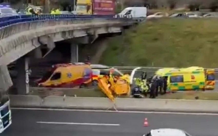İspaniyada helikopter qəzaya uğrayıb