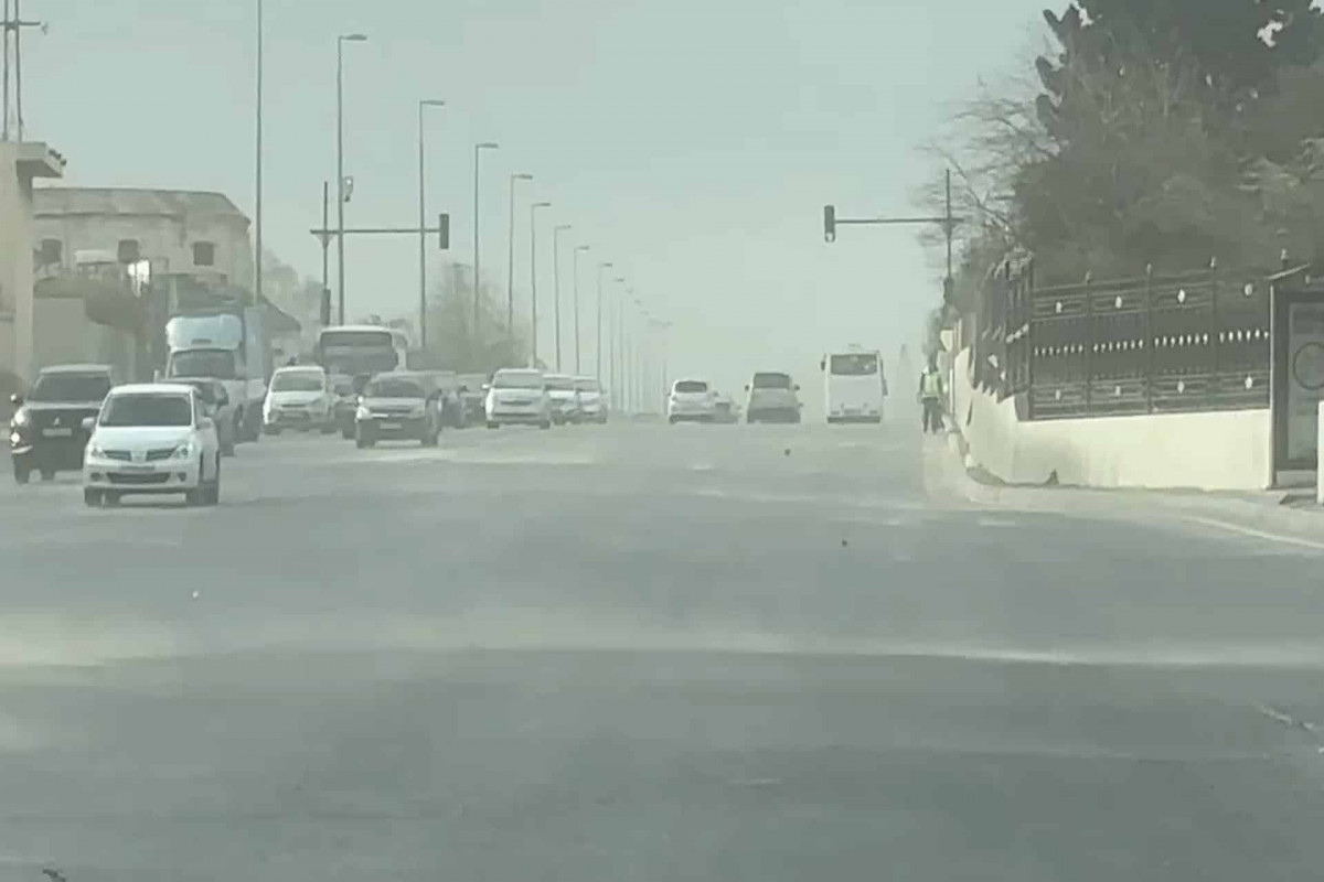 Bakı havasında toz müşahidə edilir