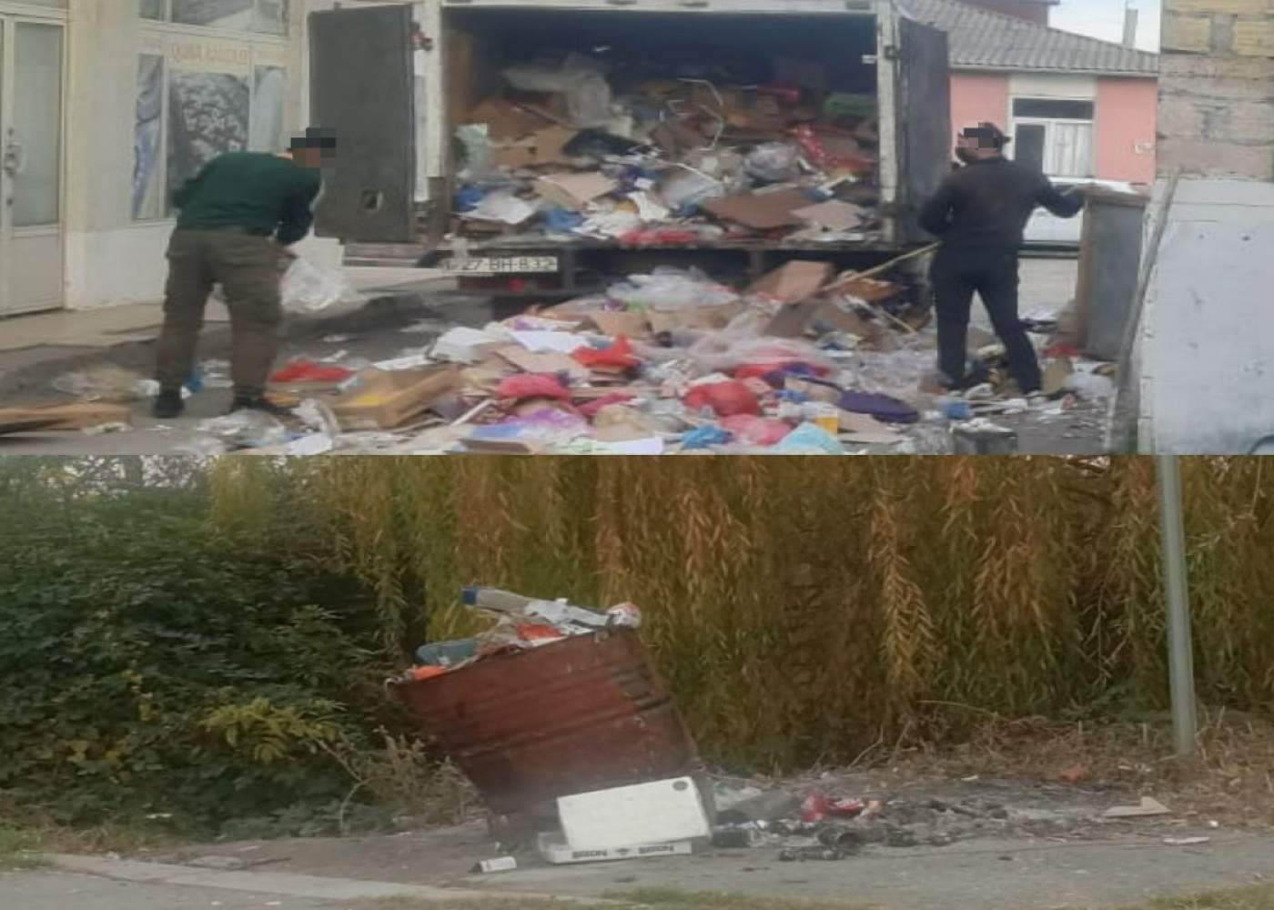 Qubada küçəyə tullantı atanlar cərimələndi