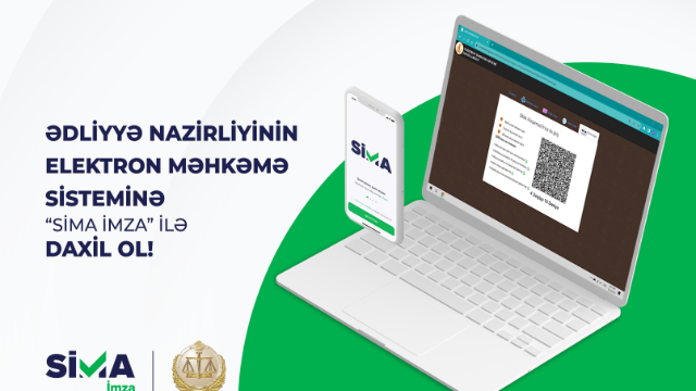 Elektron Məhkəmə Sisteminə “SİMA İmza” ilə daxil olmaq imkanı yaradılıb