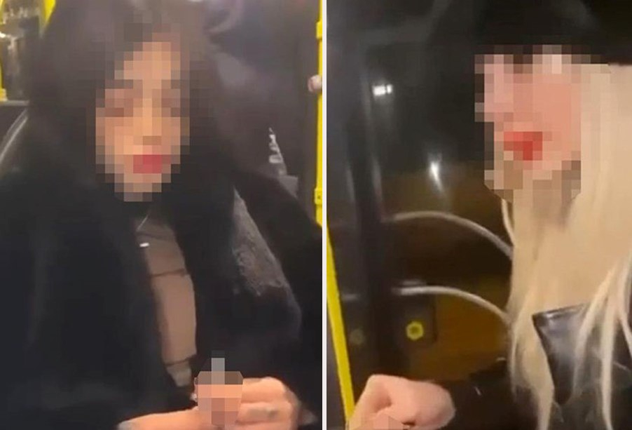Qadınlar avtobusda narkotik hazırlayıb videoya çəkdilər - Həbs olundular - FOTO
