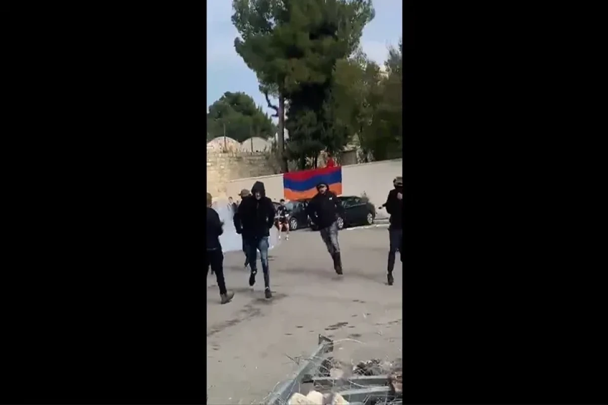 Yerusəlimdə erməni radikallarla yəhudilər arasında toqquşma olub, saxlanılanlar var