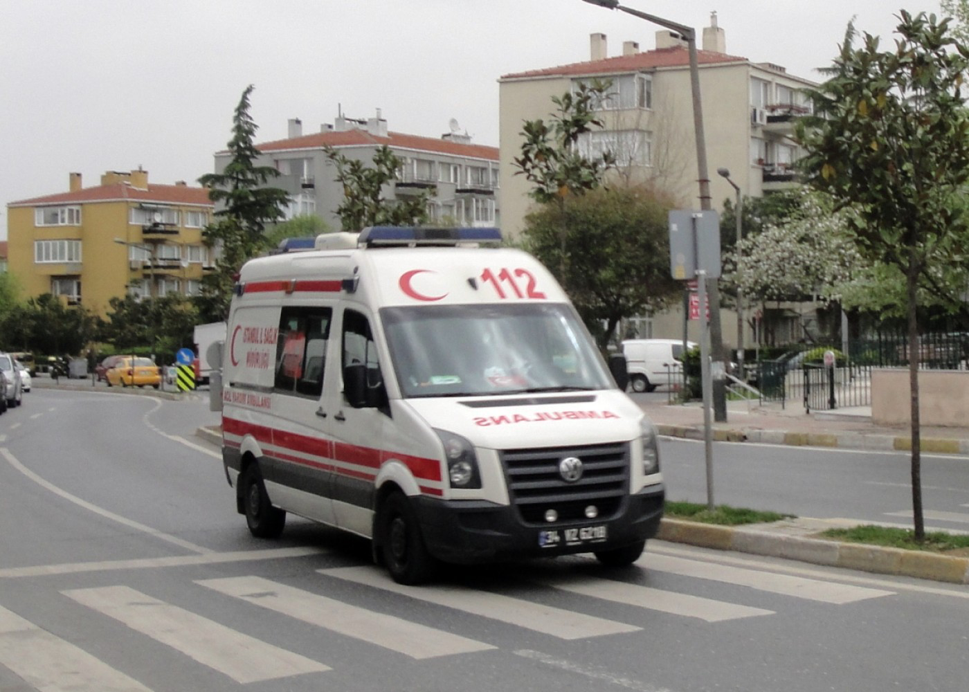 Türkiyədə yol qəzası: 5 nəfər yaralandı