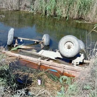 Şabranda traktor kanala aşıb, sürücü xilas edilib