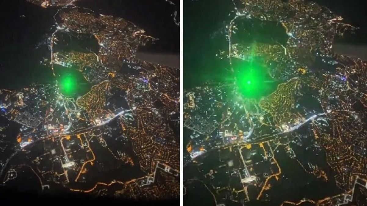İzmir-İstanbul reysi üzrə uçan təyyarəyə lazer tutanlar cərimələndilər