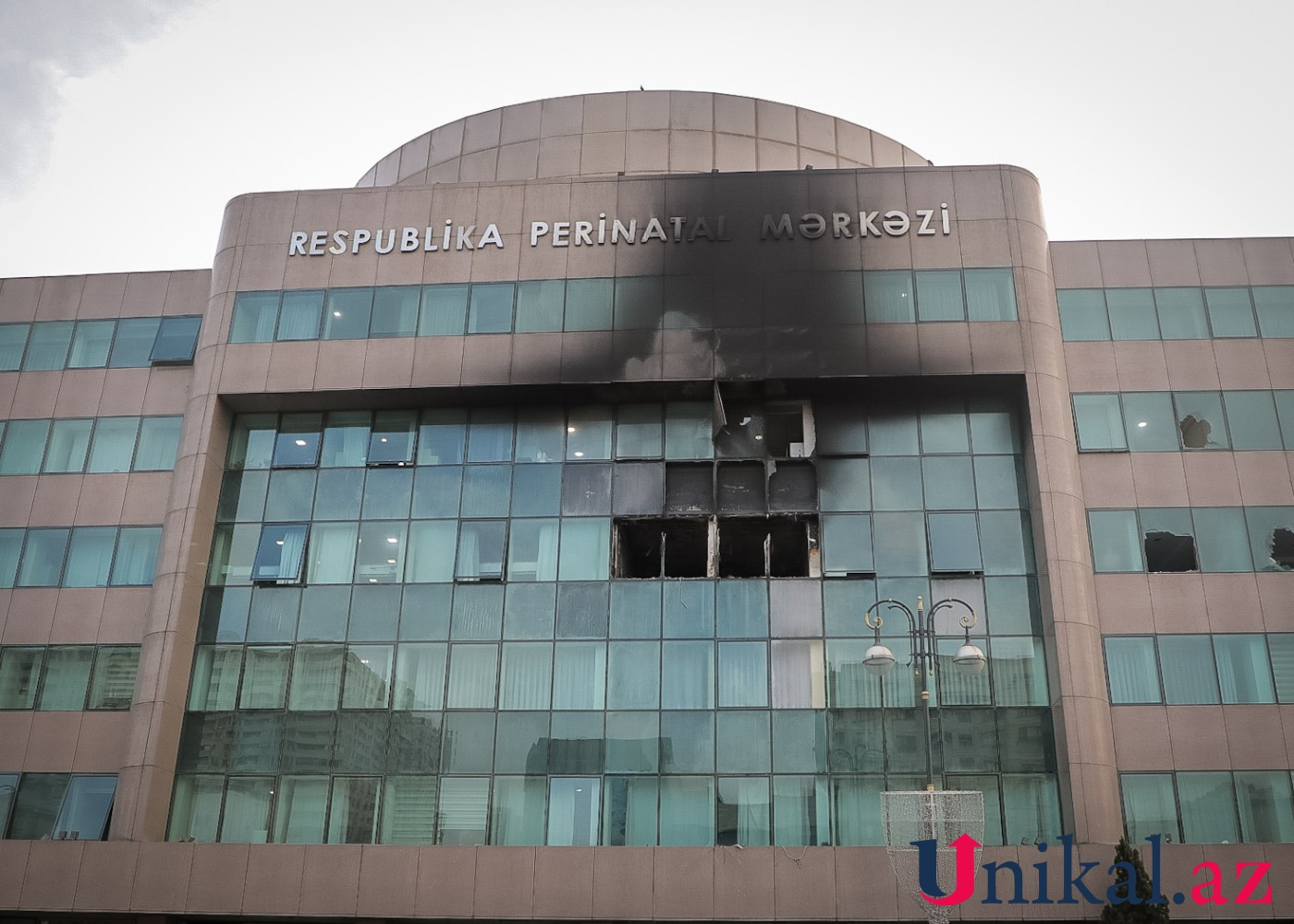Perinatal Mərkəzdəki yanğında 4 uşaq ÖLÜB